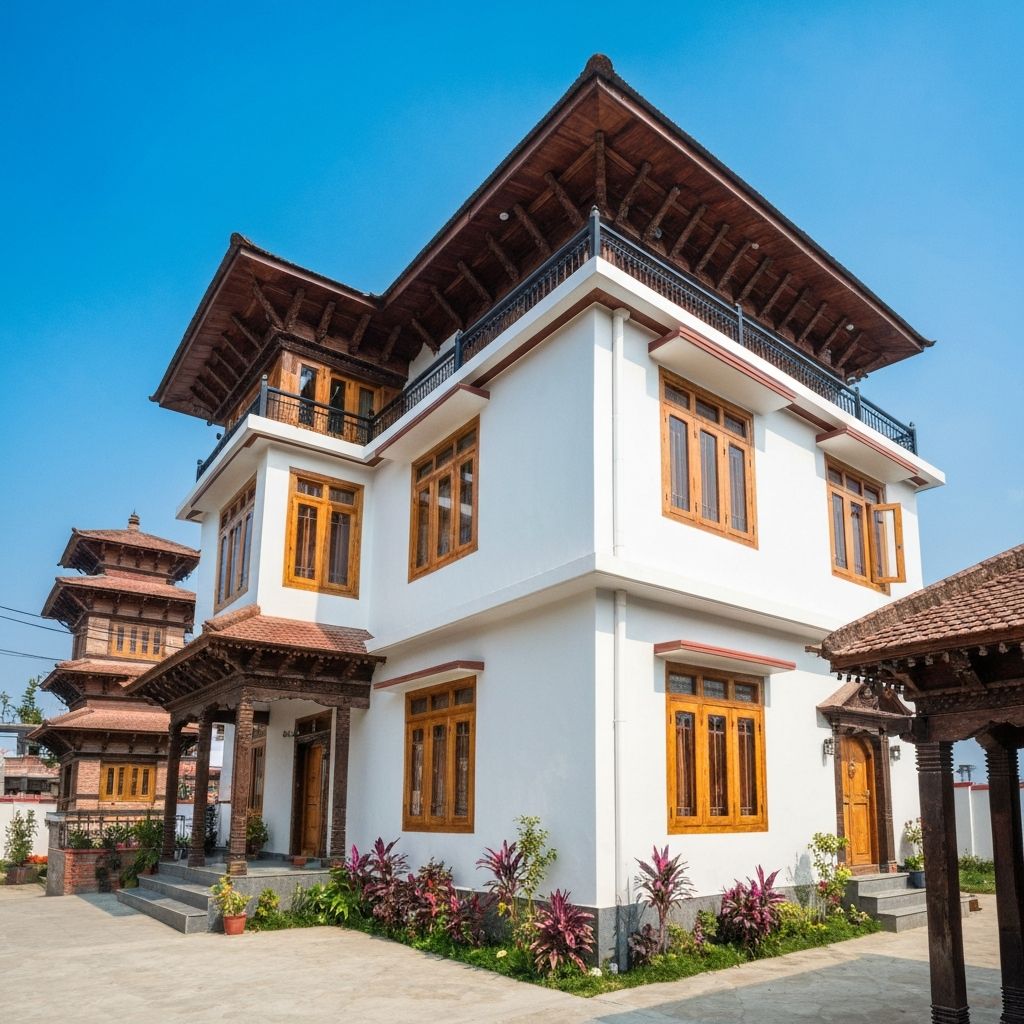 Modern rental property in Nepal